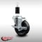 Service Caster 4'' SS Phenolic Swivel 1-3/8'' Expanding Stem Caster with Brake SCC-SSEX20S414-PHS-TLB-138 - alternate 3
